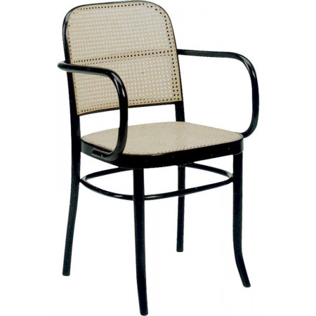 663/C  Raw or finished beech wood armchair, finises to choice