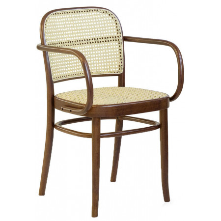 663/C  Raw or finished beech wood armchair, finises to choice