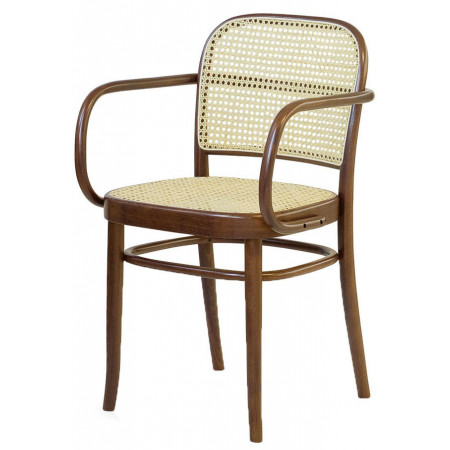 663/C  Raw or finished beech wood armchair, finises to choice