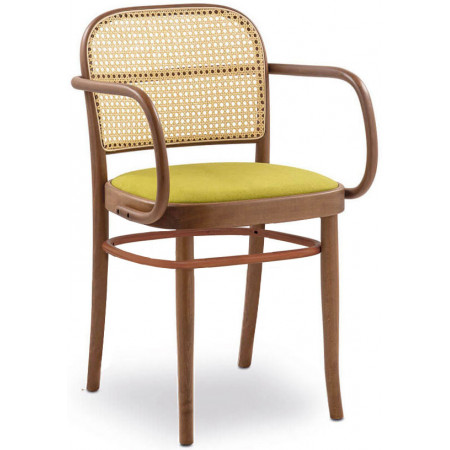 663/C  Raw or finished beech wood armchair, finises to choice