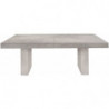 2273 tavolo allungabile in nobilitato bianco consumato, grigio cemento, rovere nodato