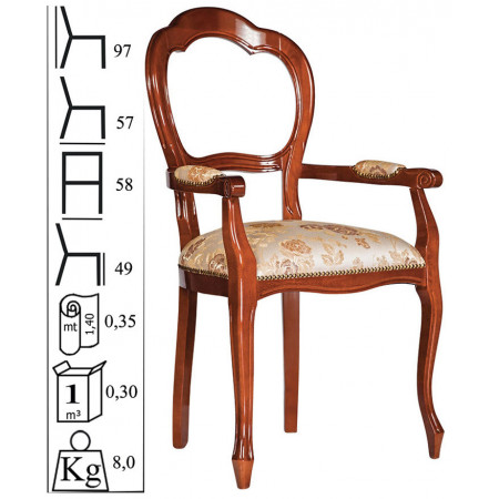 825/C  Raw or finished bech wood armchair, finishes to choice
