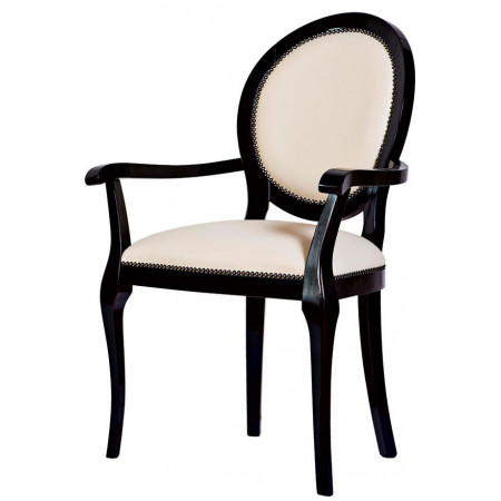 832/C  Raw or finished bech wood armchair, finishes to choice