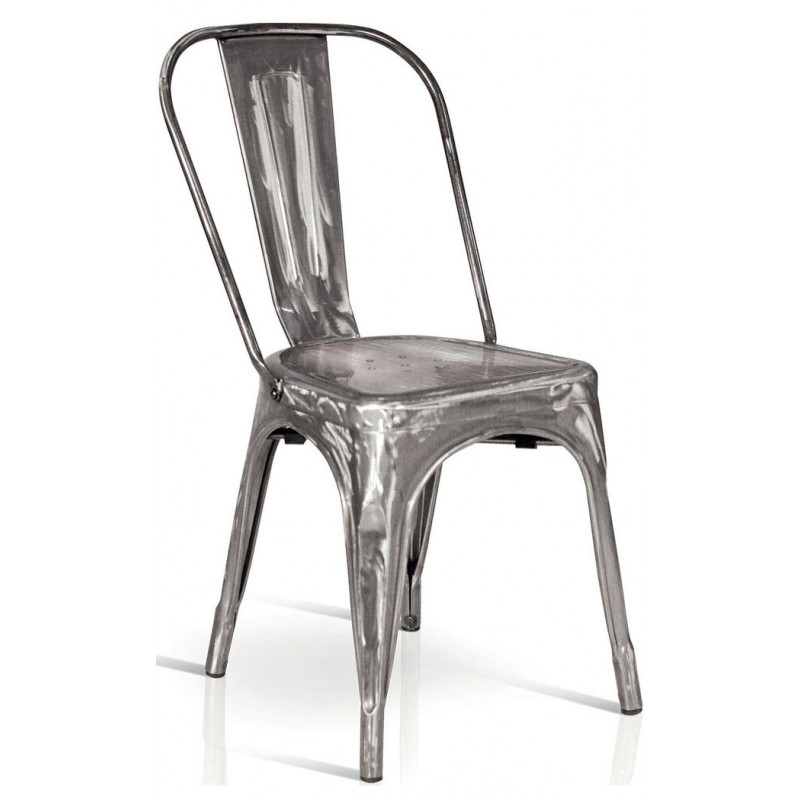 907  White or grey  varnished steel stackable chair frame