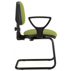 507V Start office waiting-visitors chair, upholstering with fabrics to choice