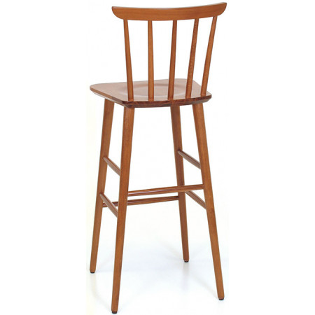 918/SG Raw or finished beech wood stool, finishing to choice