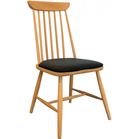919 Raw or finished beech wood chair, finishes to choice