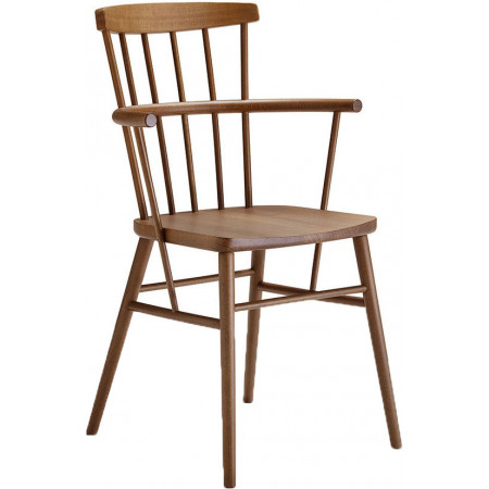 934/C Raw or finished beech wood armchair, finishes to choice