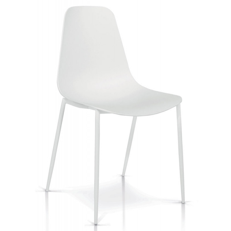 945  Metal chair base, polypropylene 3 colours shell