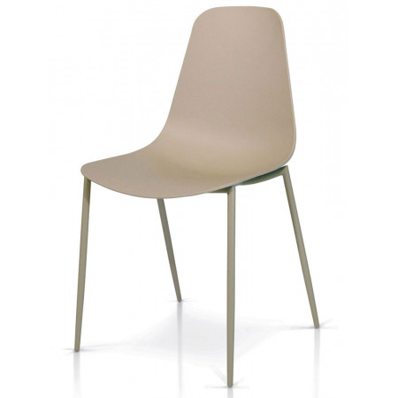 945  Metal chair base, polypropylene 3 colours shell