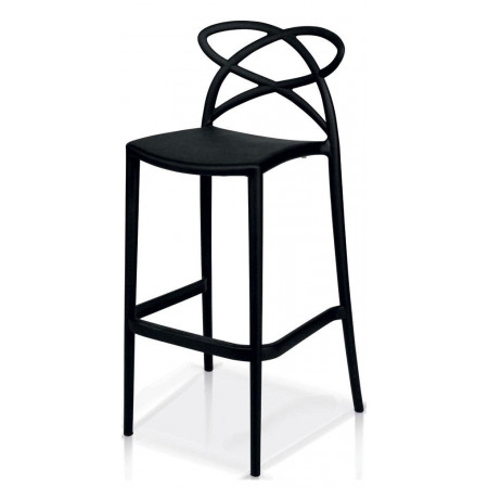 950 Stackable polypropylene 3 colours stool frame