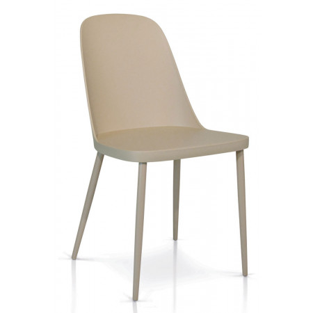 952  Metal chair base, polypropylene 3 colours shell
