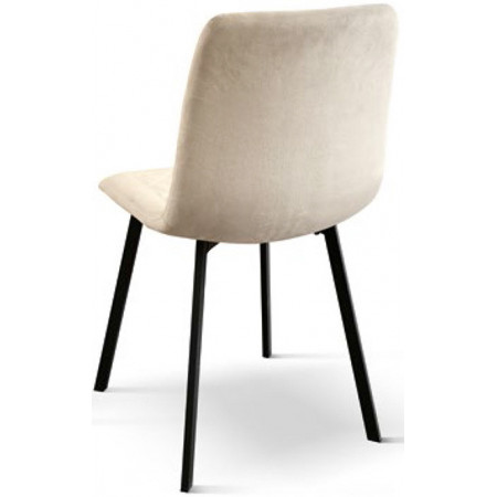 967  Metal chair frame, velvet 8 colours upholstered shell