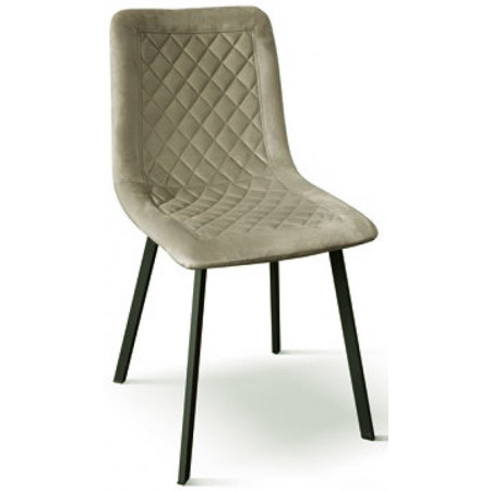 967  Metal chair frame, velvet 8 colours upholstered shell