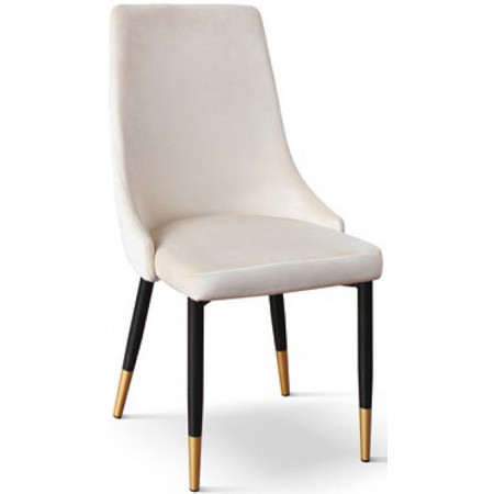 970  Metal chair frame, 4 colours velvet upholstered shell