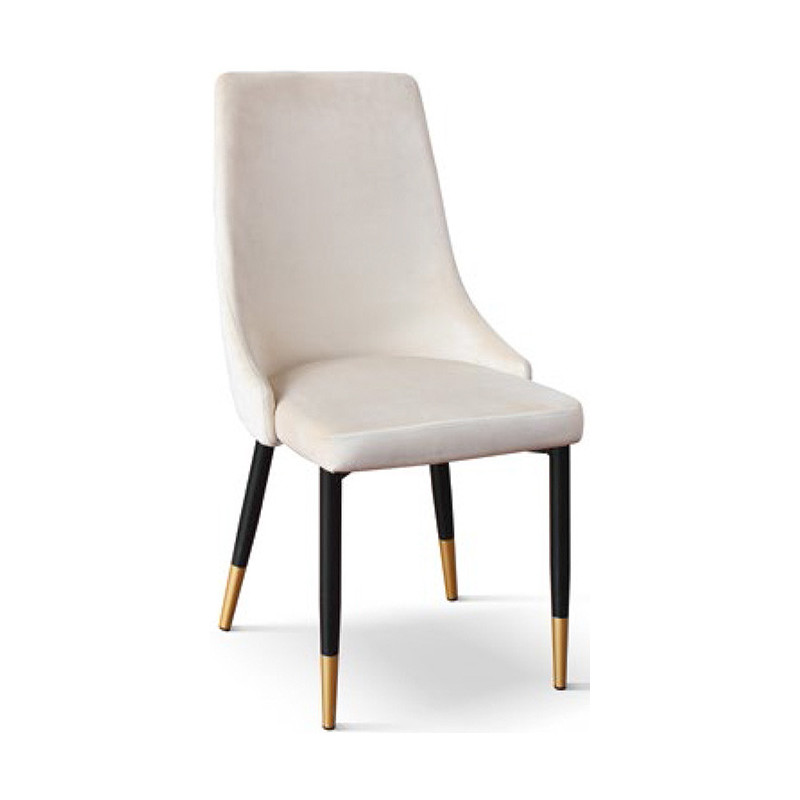 970  Metal chair frame, 4 colours velvet upholstered shell