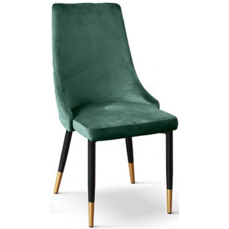 970  Metal chair frame, 4 colours velvet upholstered shell