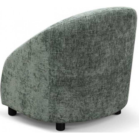 973  Armchair with grey or green fabric upholstered seat
