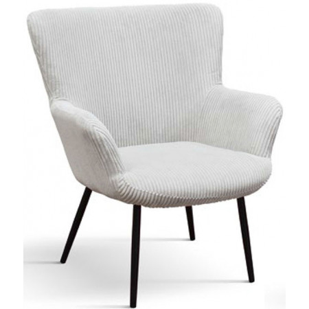 977  Metal armchair frame, 4 colours fabric upholstered seat
