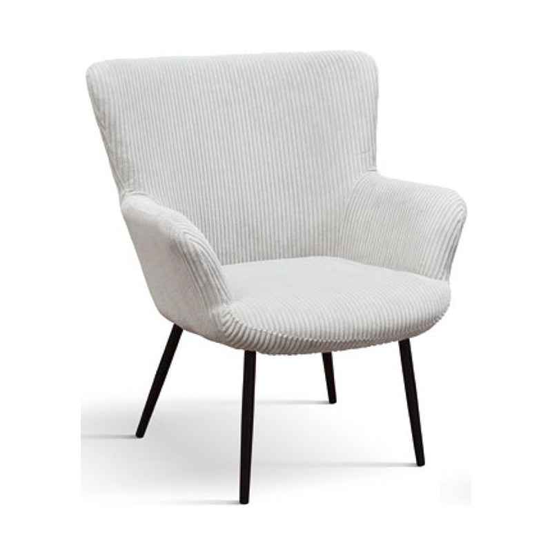 977  Metal armchair frame, 4 colours fabric upholstered seat