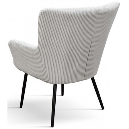 977  Metal armchair frame, 4 colours fabric upholstered seat