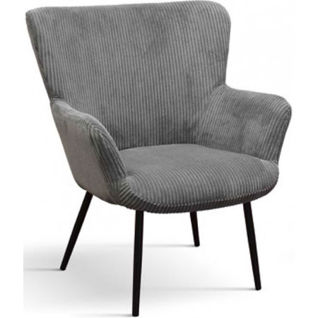 977  Metal armchair frame, 4 colours fabric upholstered seat