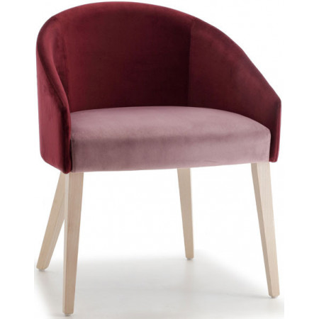 978  Raw or finished beech wood armchair, finishes to choice