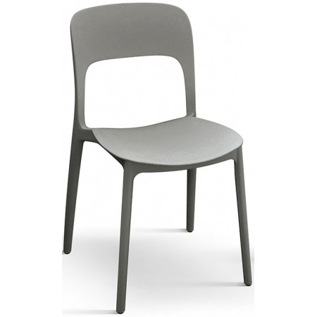 989  Stackable polypropylene structure 6 colours chair frame