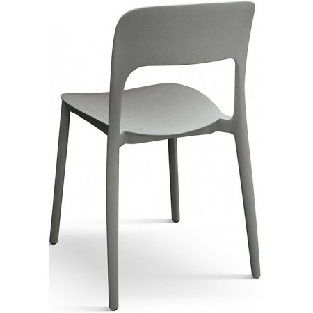989  Stackable polypropylene structure 6 colours chair frame