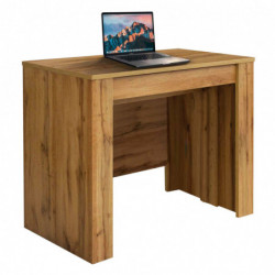 2285  Tavolo consolle allungabile in in melaminico bianco, cemento o rovere