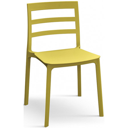 991  Stackable polypropylene structure 6 colours chair frame