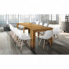 2285 Wall console - extending table, white, cement, or durmast wood melamine top