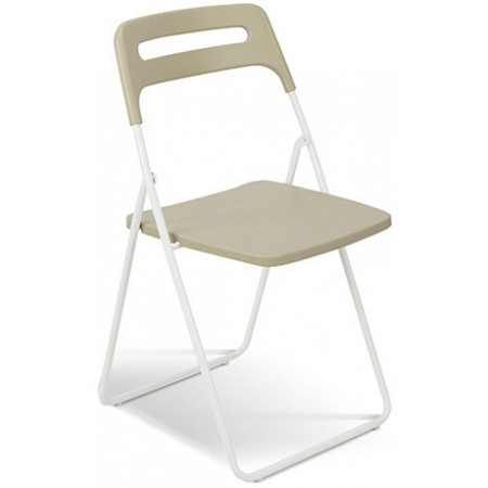 995 Folding chair metal frame, polypropylene 4 colours seat