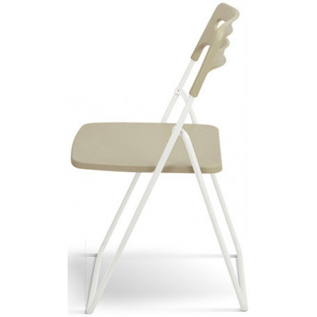 995 Folding chair metal frame, polypropylene 4 colours seat