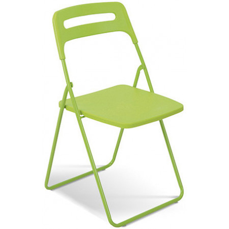 995 Folding chair metal frame, polypropylene 4 colours seat
