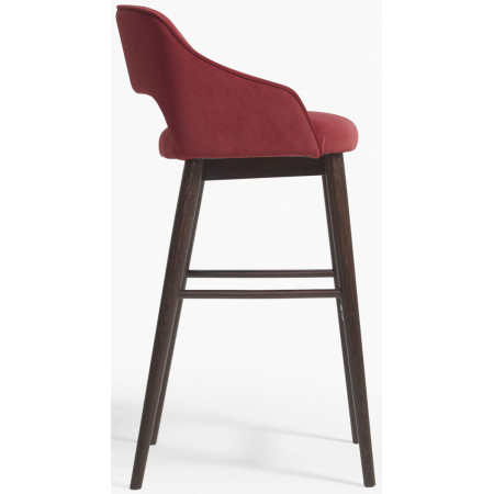 1004/SG  Raw or finished beech wood stool, finishes to choice