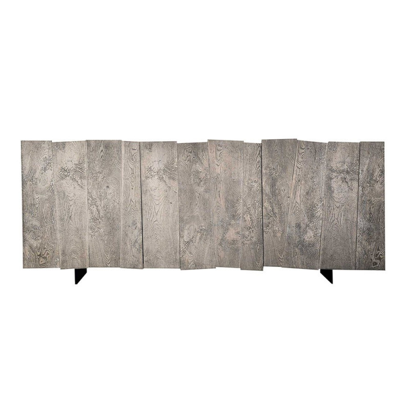 2293  Mobile credenza in rovere finiture rovere grano o grigio cemento