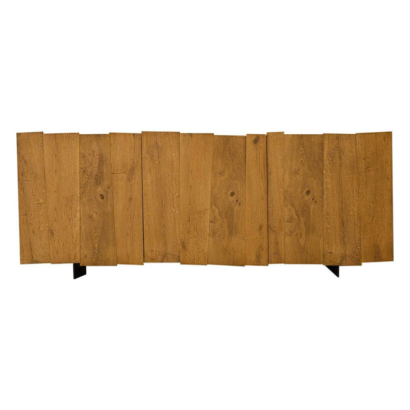 2293  Durmast wood sideboard melamine veneered wheat or grey durmast wood finished