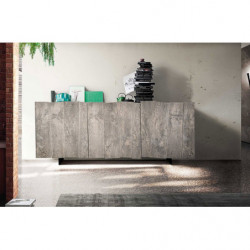 2293  Mobile credenza in rovere finiture rovere grano o grigio cemento