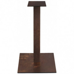 BT2302  H105 Anthracite, white or rust brown steel varnished table base, max cm 70-80 top