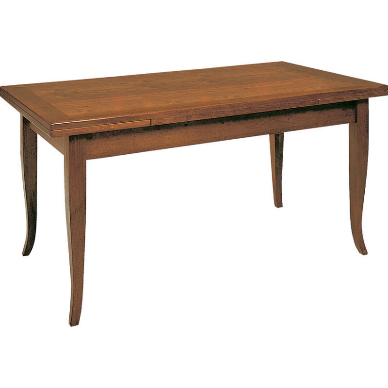 204/T  Raw or finished extending table veneered top, finishing to choice