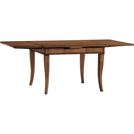 204/T  Raw or finished extending table veneered top, finishing to choice