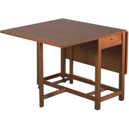 238  Extending console-table, natural or walnut finished