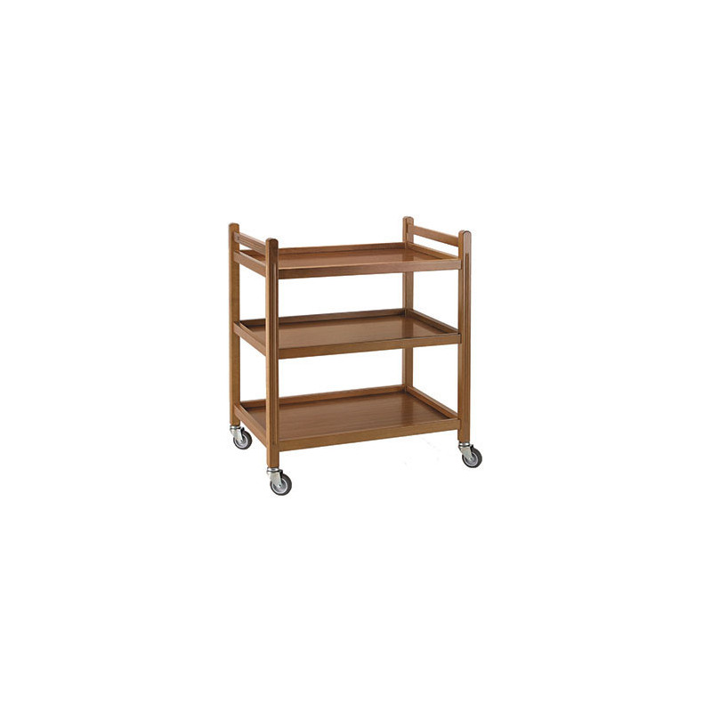 240  Food trolley/gueridon with weels, durmast wood finished