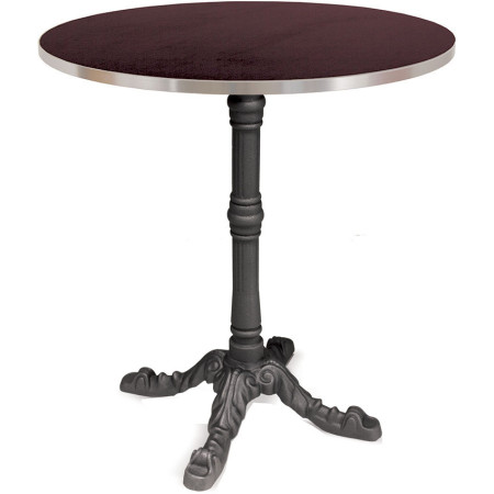 271/BT Black cast iron table base, top to customer choice