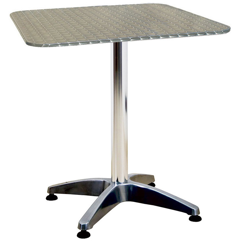 273/BT  Base tavolo in alluminio appesantito, piano a scelta cliente