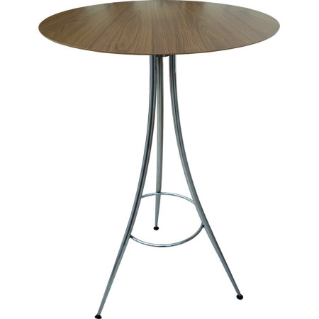 277/BTH  Cromed stell high table base, top to customer choice