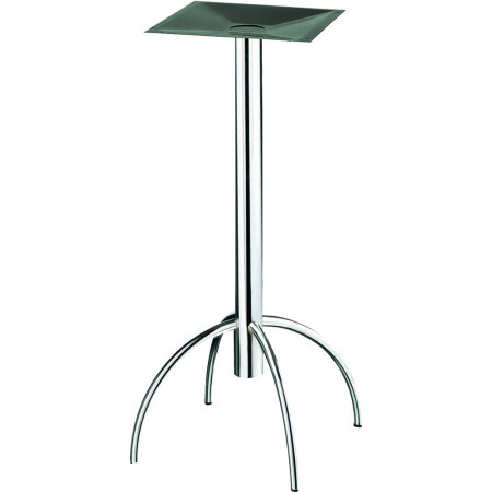 278/BT  Cromed stell table base, top to customer choice