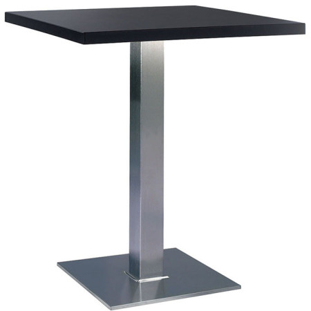 2159  Base per tavolo in acciaio inox, bianca o nera, piano a scelta cliente
