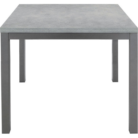 2211 Folding or extending table, metal table base and grey melamine top
